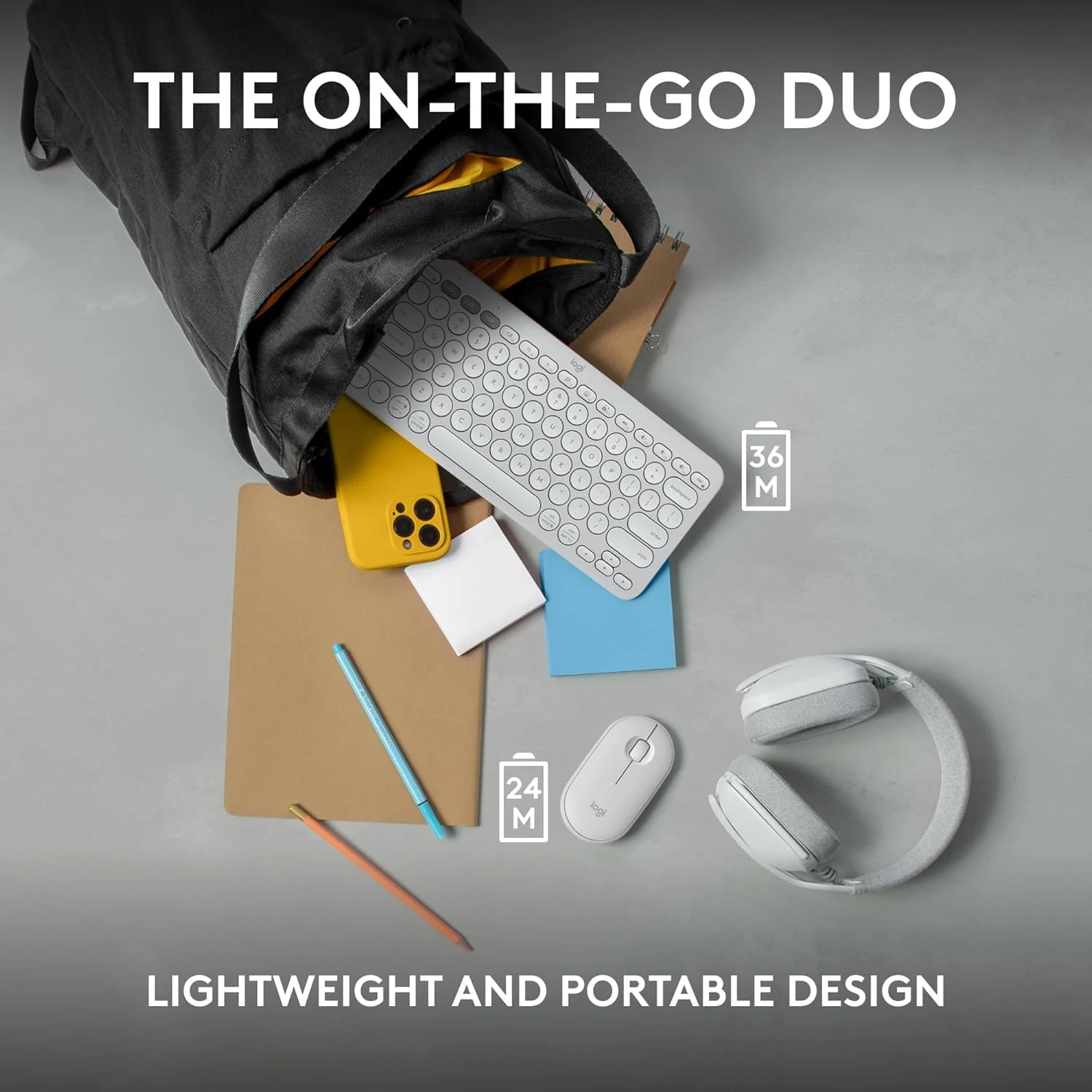 Logitech Pebble 2 Wireless Keyboard & Mouse Combo White - зураг 6