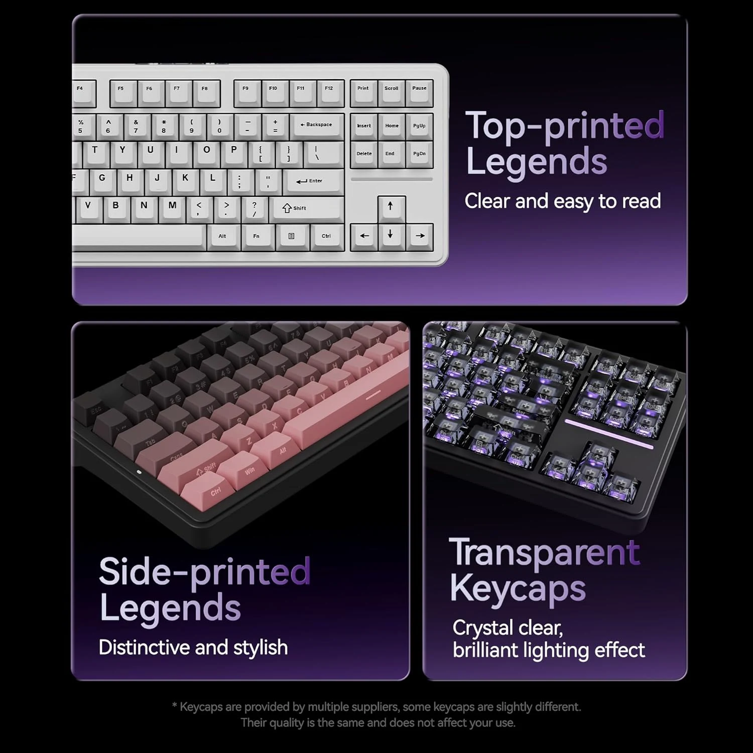 ATK A87 Pro Mechanical Gaming Keyboard Contour White - зураг 5