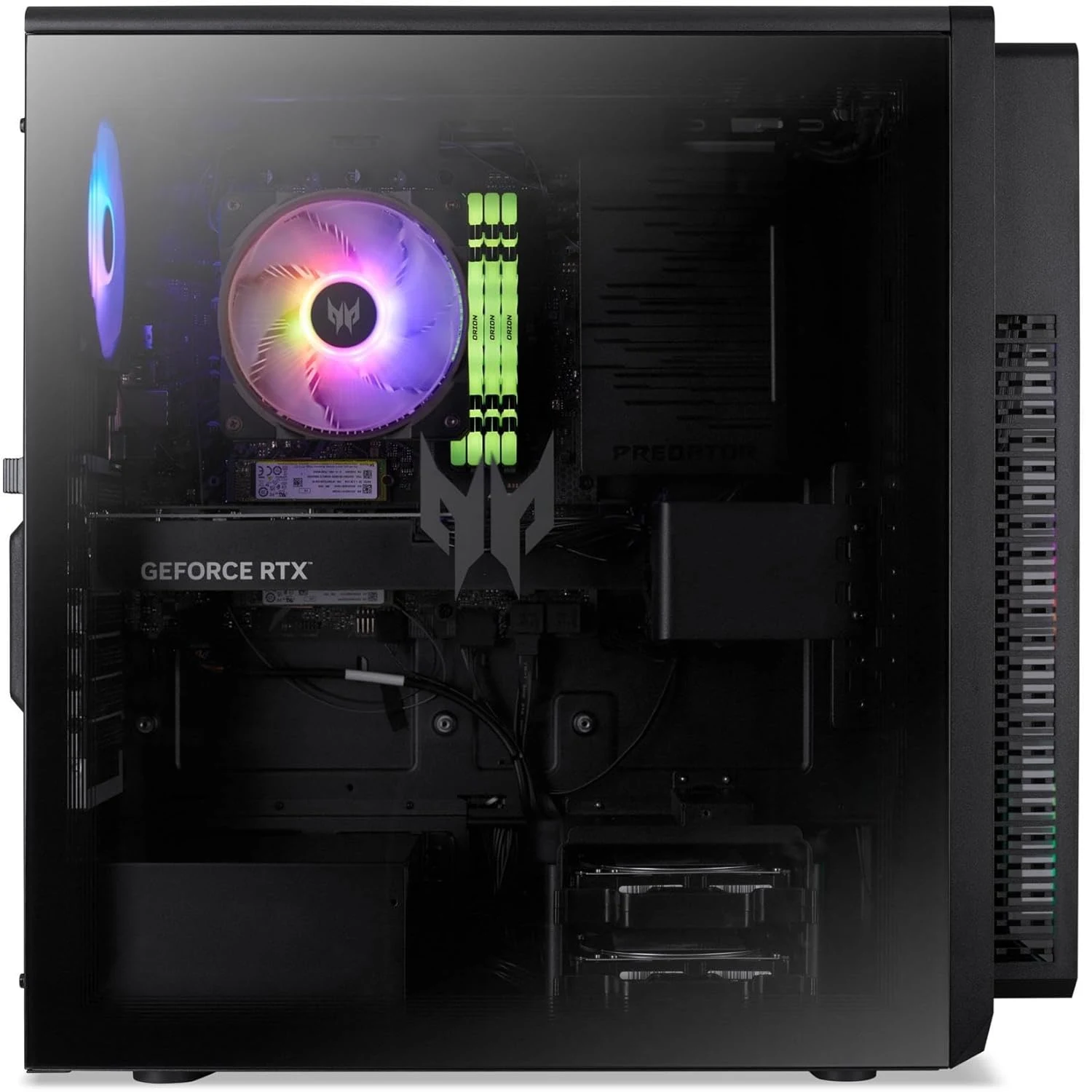 Acer Predator Orion 5000 PO5-665 Intel Core Ultra 7-265F, DDR5 32GB RAM, 1TB M.2 PCIe Gen 4 SSD, NV RTX5070 12GB, Win11 Home, Predator RGB K&M / Ширээний Компьютер / - зураг 4