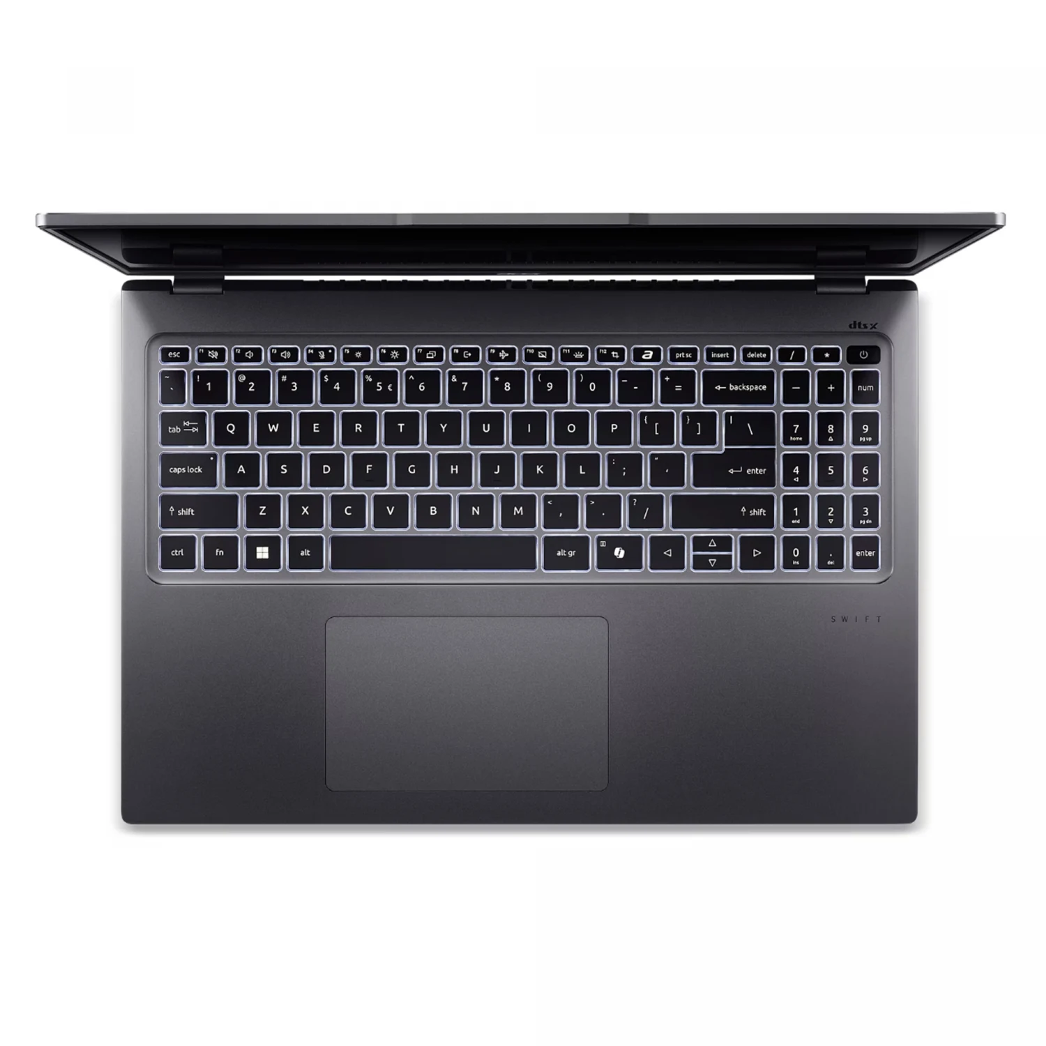 Acer Swift Go 16 SFG16-72-56B8 Intel Core Ultra 5-125H, 16GB DDR5 RAM, 512GB PCIe Gen4 SSD, Intel Arc Graphics, 16-inch 120Hz 3.2K OLED , Win11 Home, Steel Grey - зураг 4