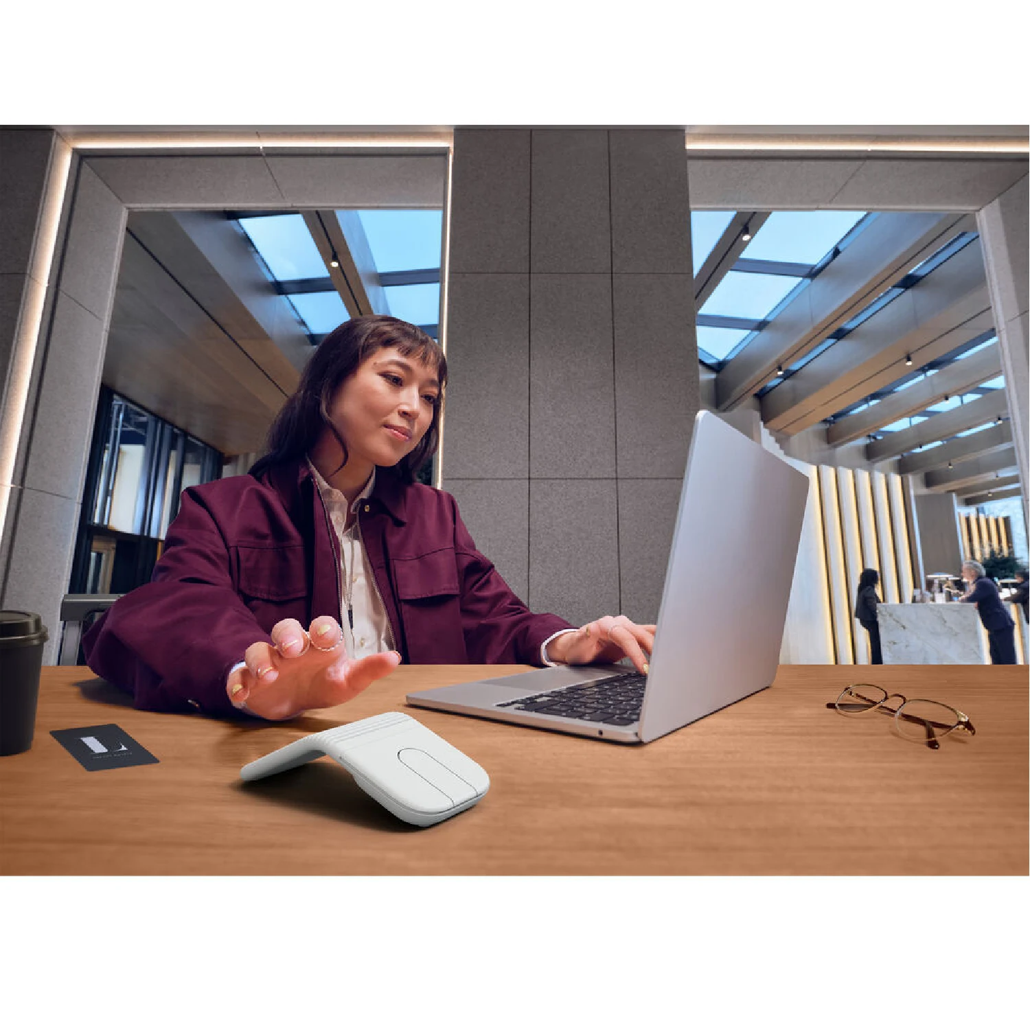 Logitech Mobi Fold Wireless Mouse White - зураг 4