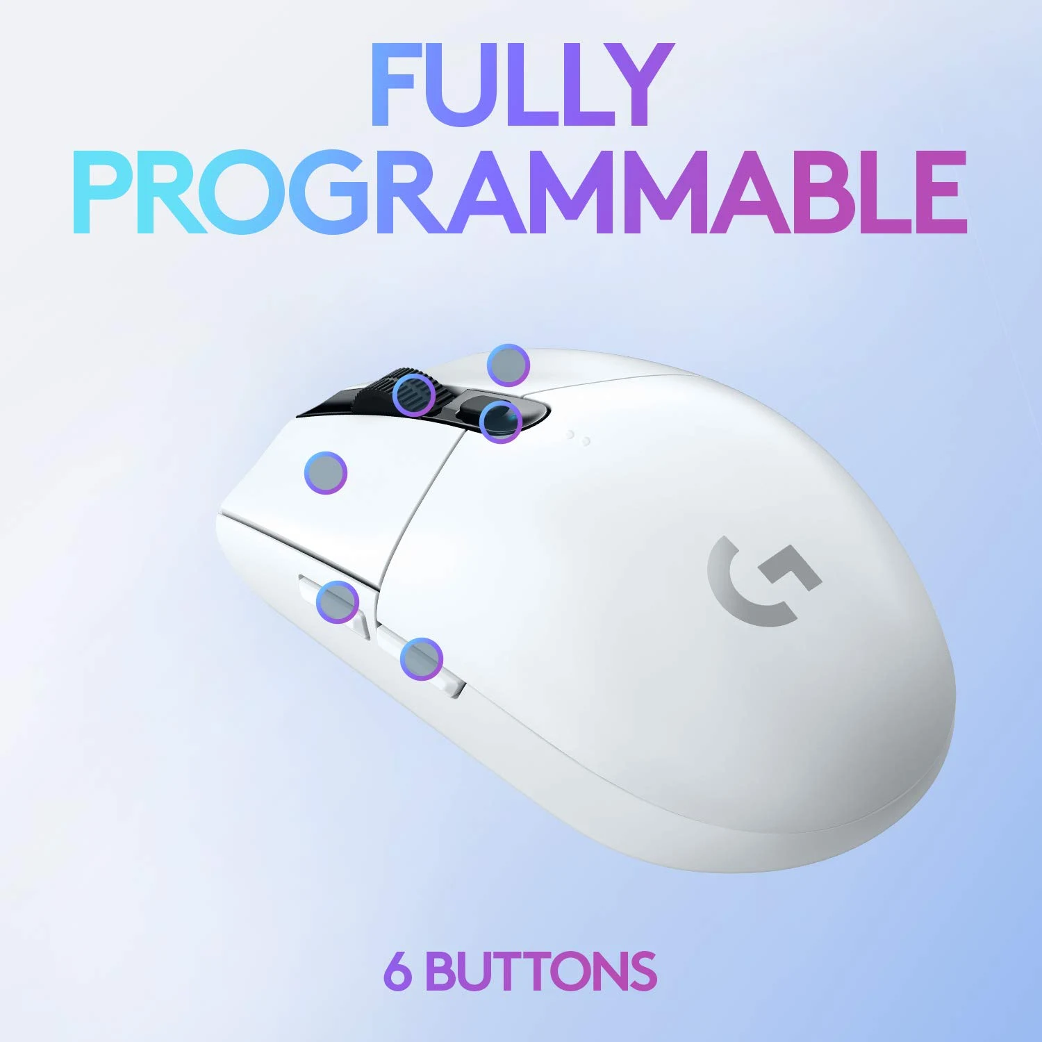 Logitech Wireless Gaming Mouse G304 X Superlight White / Компьютерын Хулгана / - зураг 3