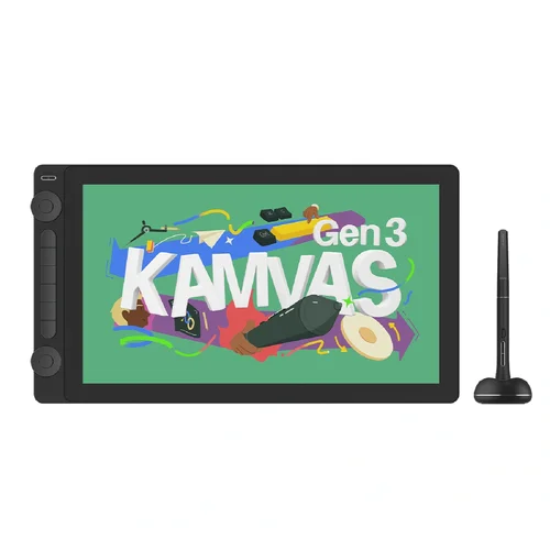 Huion Kamvas 16 (Gen3) GS1563 Graphic Pen Display, Black / Зурдаг Таблет / - 1