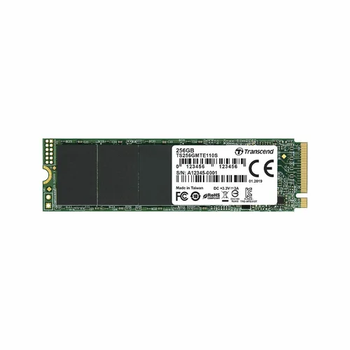 Transcend 256GB 110S NVMe PCIe Gen3 M.2 2280 Internal SSD /TS256GMTE110S/ - 4