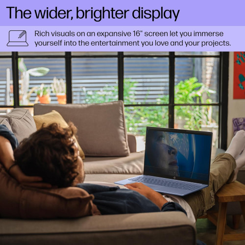 HP Pavilion 16-af0036TU, Ultra 7-155U, DDR5 16GB RAM, 512GB PCIe SSD, Intel Graphics, 16-inch WUXGA Antiglare, Natural Silver - 7