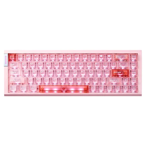 ATK RS6 Air RGB Hall Effect Magnetic Gaming Keyboard Pink - 1