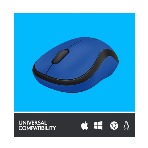 Logitech M221 Wireless Silent Mouse, Blue - 2