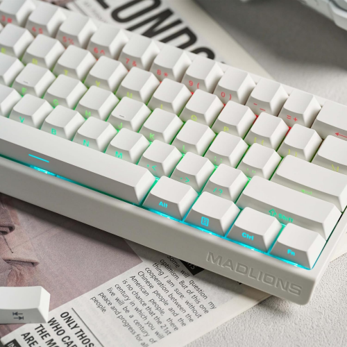 ATK FGG MAD 60 RGB Magnetic Gaming Keyboard, White - 2