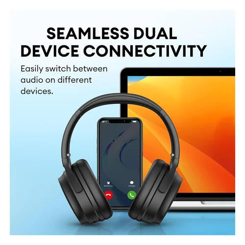 Edifier WH700NB Active Noise Cancelling Bluetooth Headphones, Black / Чихэвч / - 7