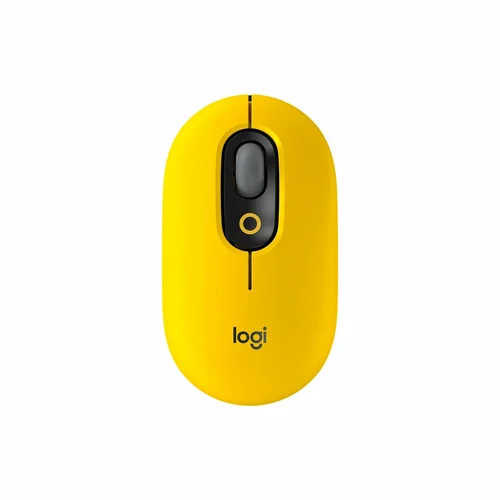 Logitech POP Silent Bluetooth Mouse, Blast Yellow - 1