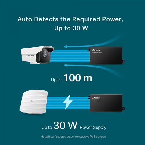 TP-Link POE160S PoE+ Injector - 4
