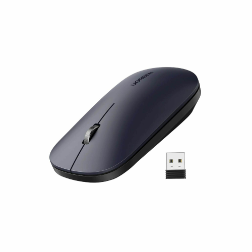 UGREEN 2.4G Slim Wireless Mouse, Black (90372)