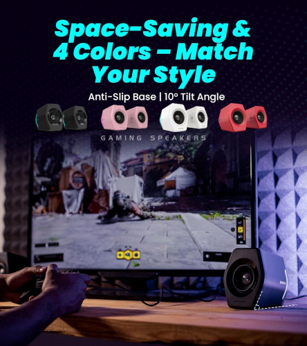 Edifier HECATE G2000 Bluetooth Gaming Speaker, Pink - 6