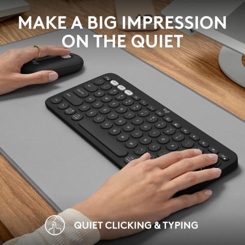 Logitech Pebble 2 Wireless Keyboard & Mouse Combo Black - 4