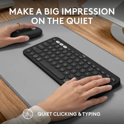 Logitech Pebble 2 Wireless Keyboard & Mouse Combo Black - 4