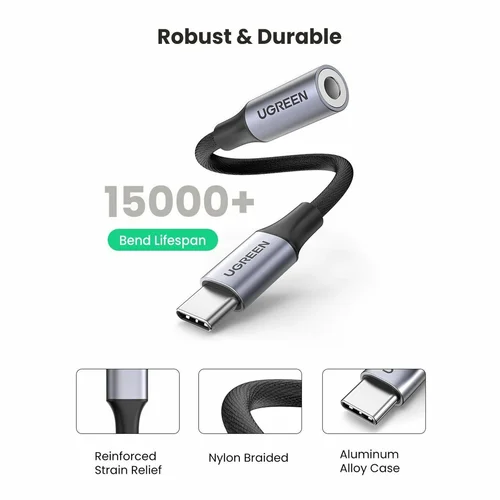 UGREEN USB-C to 3.5mm Jack Adapter (80154) - 2