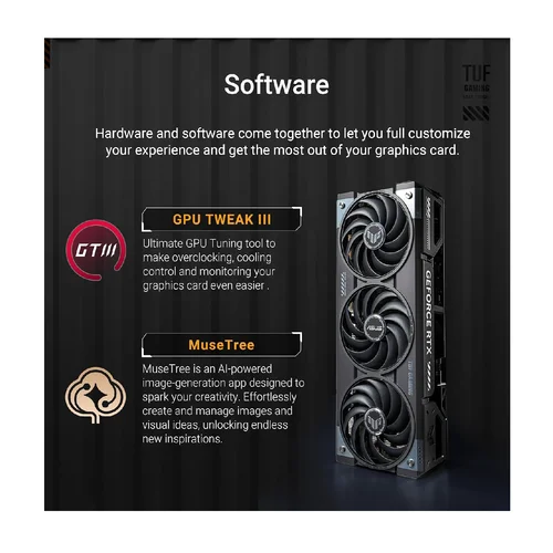 ASUS TUF Gaming GeForce TUF-RTX5070-O12G 12GB GDDR7 Graphics Card / График карт / - 6