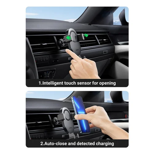 UGREEN 15W Qi Wireless Charger Car Phone Holder (40118) / Цэнэглэгч , Адаптер / - 2