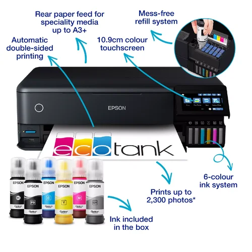 Epson EcoTank L8188 A3+ Wi-Fi Ink Tank Photo Printer / Хэвлэгч , Өнгөт Принтер / - 4