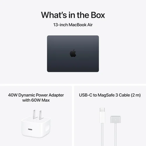 Apple MacBook Air 13" M5-chip, 10-core CPU, 8-core GPU, 16GB RAM, 512GB SSD, Midnight /MDHE4/ - 8