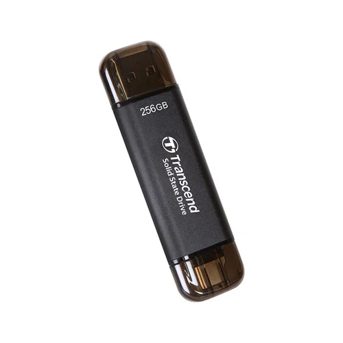Transcend 256GB ESD310C USB-A & USB-C 3.2 Gen2 Portable SSD TS256GESD310C / Зөөврийн Хард / - 2