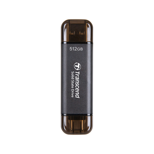 Transcend 512GB ESD310C USB-A & USB-C 3.2 Gen-2 Portable SSD /TS512GESD310C/