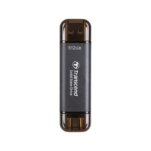 Transcend 512GB ESD310C USB-A & USB-C 3.2 Gen2 Portable SSD TS512GESD310C / Зөөврийн Хард / - 1
