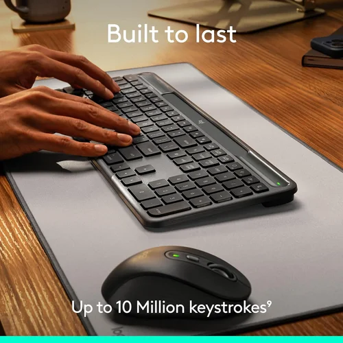 Logitech K980 Signature Wireless Slim Solar+ Keyboard Black - 6