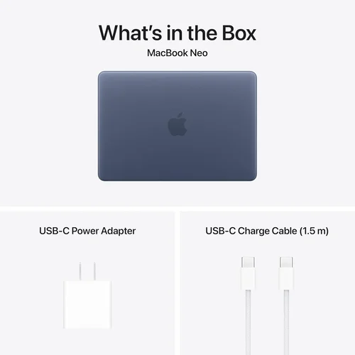 Apple MacBook Neo 13" A18 Pro chip, 6-core CPU, 5-core GPU, 8GB RAM, 256GB SSD, Indigo /MHFF4/ - 9