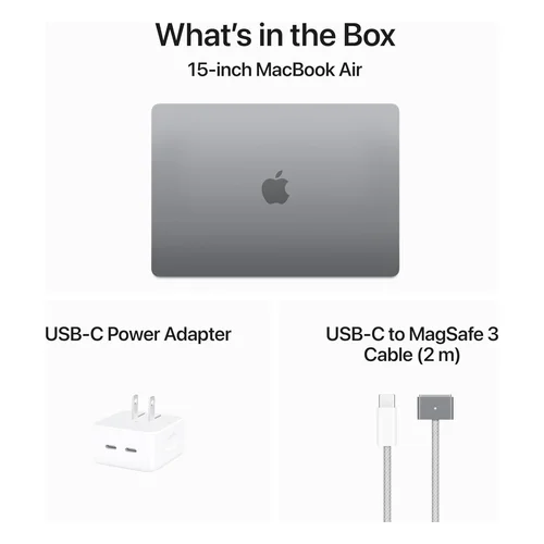 Apple MacBook Air 15.3" M3 Chip 8‑core CPU 10‑core GPU, 8GB RAM, 512GB SSD Space Gray /MRYN3/ - 6
