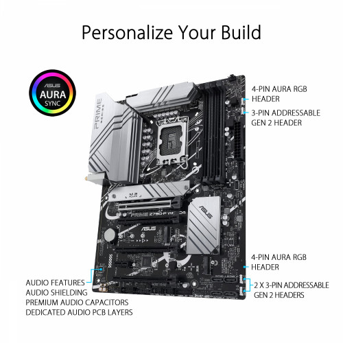 ASUS PRIME Z790-P D4 (LGA 1700) ATX Motherboard - 3