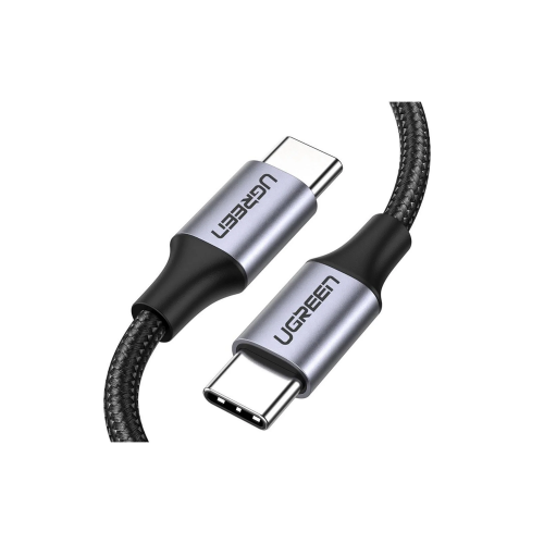 UGREEN USB-C Male to Male 100W PD Fast Charging Braided Cable 1m (70427)