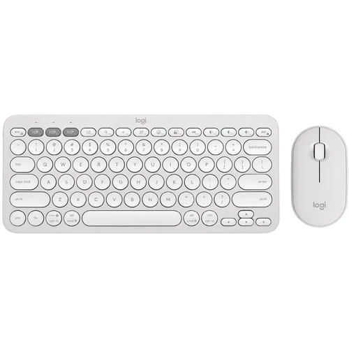 Logitech Pebble 2 Wireless Keyboard & Mouse Combo White - 1