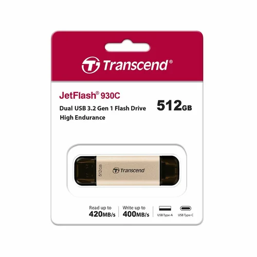 Transcend 512GB JetFlash 930C 2-In-1 Flash Drive /TS512GJF930C/ - 3