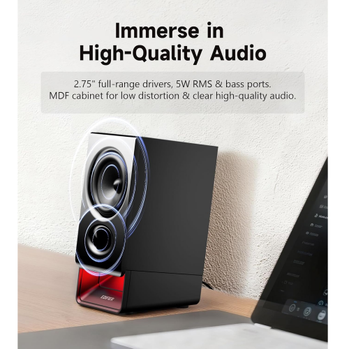 Edifier R20BT USB-Powered Speaker with Bluetooth, Black / Чанга яригч / - 3