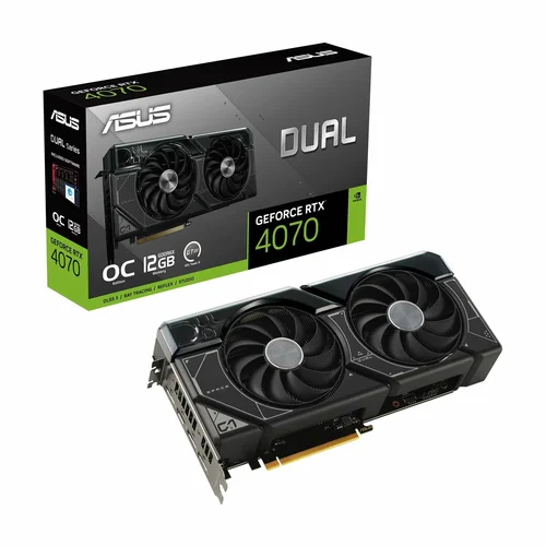 ASUS Dual GeForce RTX4070 EVO OC Edition 12GB Graphics Card with 2 Axial-Tech Fans / График карт / - 1