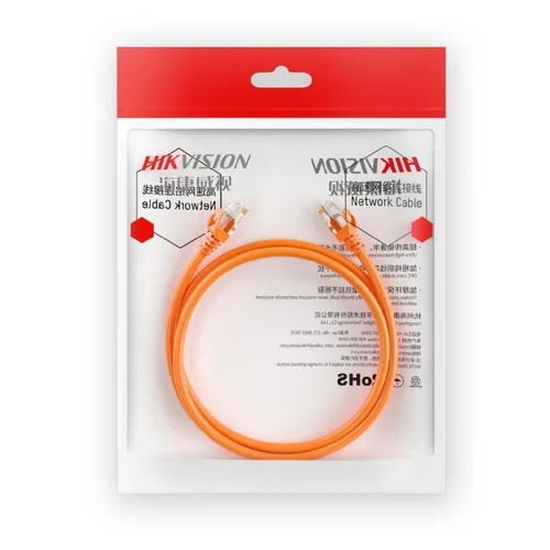Hikvision Copper Patch Cord Cable Cat6 0.5m DS-1NP6UEC0 / Сүлжээний Кабель /