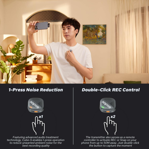 Godox Cube-SC Kit 2 Wireless Lavalier Microphone System / Микрофон / - 4