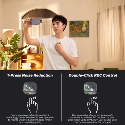 Godox Cube-SC Kit 2 Wireless Lavalier Microphone System / Микрофон / - 4
