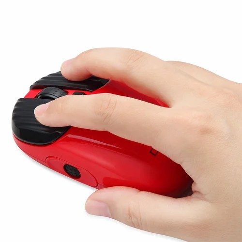 Motospeed BG90 Bluetooth Wireless Gaming Mouse, Red - 3