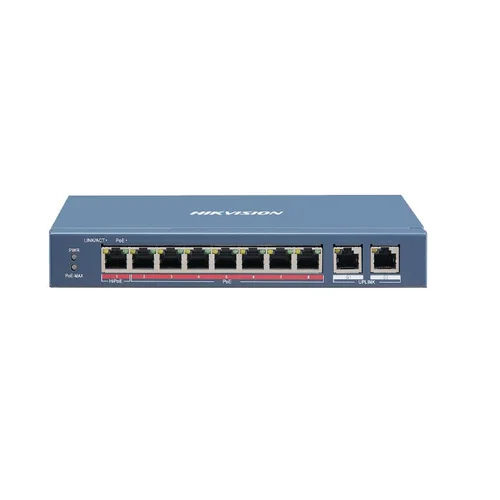 Hikvision 8-Port Fast Ethernet Unmanaged Hi-PoE Switch DS-3E0310HP-E / Свич салаалагч , Сүлжээний Төхөөрөмж /