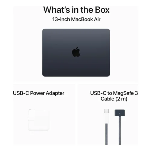 Apple MacBook Air 13.6" M3 Chip 8‑core CPU 8‑core GPU, 8GB RAM, 256GB SSD Midnight /MRXV3/ - 6