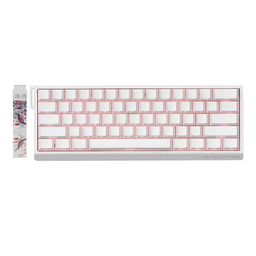 ATK FGG MAD 60 RGB Magnetic Gaming Keyboard, White - 1