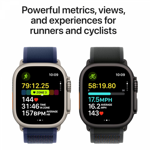 Apple Watch Ultra 2 GPS + Cellular, 49mm Black Titanium Case with Black Ocean Band /MX4P3/ - 4