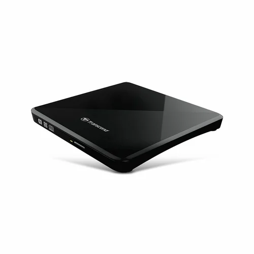 Transcend 8K Extra Slim Portable DVD Writer, Black /TS8XDVDS-K/ - 1