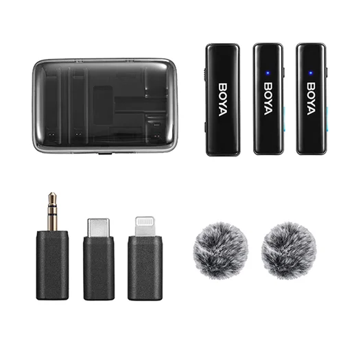 BOYA BOYALINK 2-Person All-in-One 2.4G Wireless Microphone System - 5