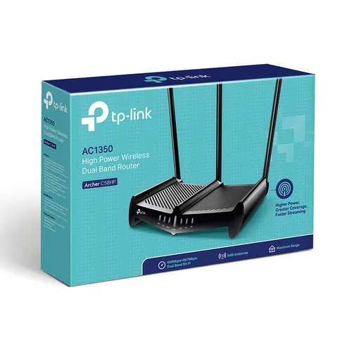 TP-Link Archer C58HP AC1350 High Power Wireless Dual-Band Router - 4