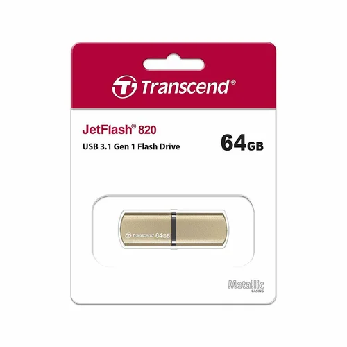 Transcend 64GB JetFlash 820 USB 3.1 Gen1 Flash Drive /TS64GJF820G/ - 4