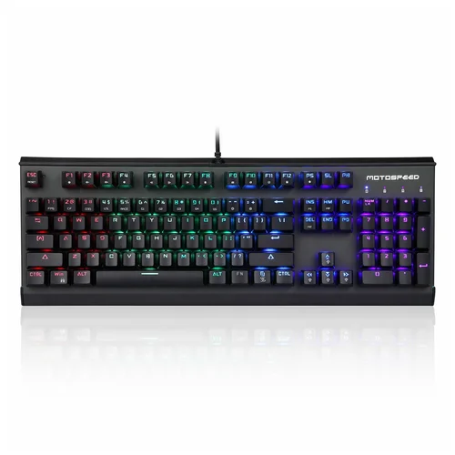 Motospeed CK76 Wired Gaming Mechanical Keyboard Black - 1