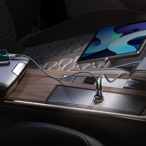 UGREEN USB-C USB-A 30W Fast Car Charger (25845) / Цэнэглэгч , Адаптер / - 2